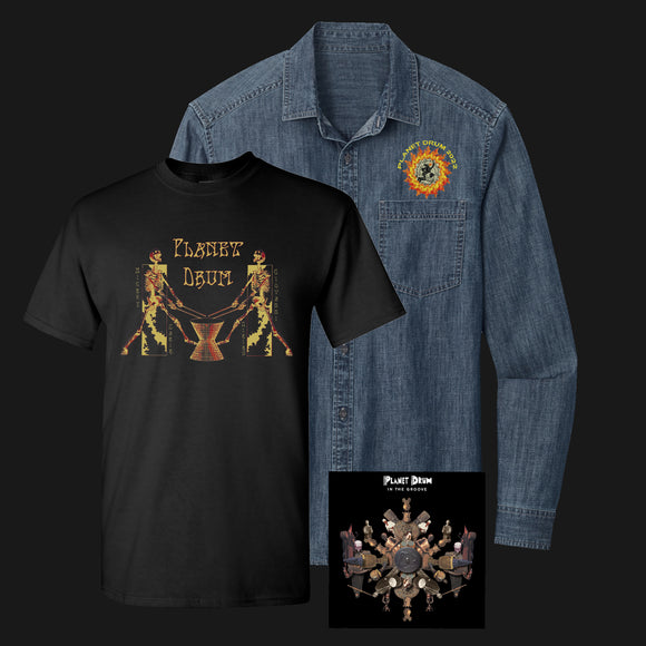 Planet Drum Denim Gift Pack