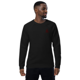 Unisex organic raglan sweatshirt