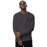 Unisex organic raglan sweatshirt