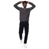 Unisex organic raglan sweatshirt