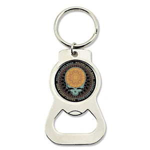 Mandala Skull Die Cast Key Chain
