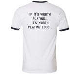 It's Worth Playing Loud Men's Ringer Tee